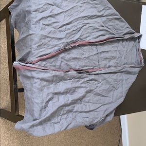 Nest robe high thread count linen jacket